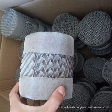 125X/Y 250X/Y Stainless Steel Structured Packing Wire Mesh Distillation Column Packing wire mesh